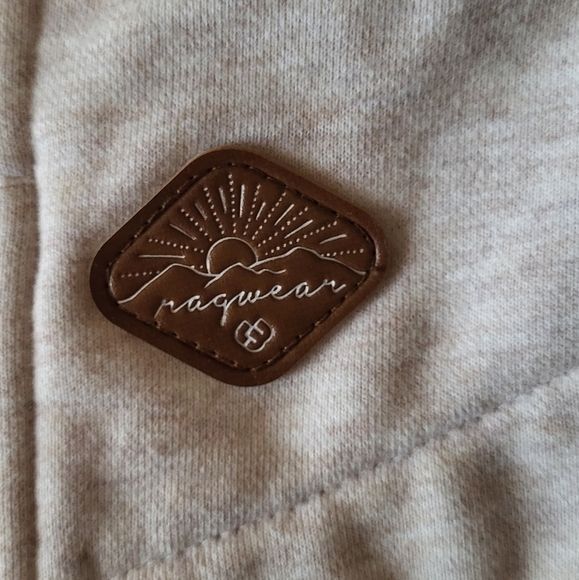 Ragwear Light Pink Botton Sweatshirt, Size Small - Picture 7 of 9